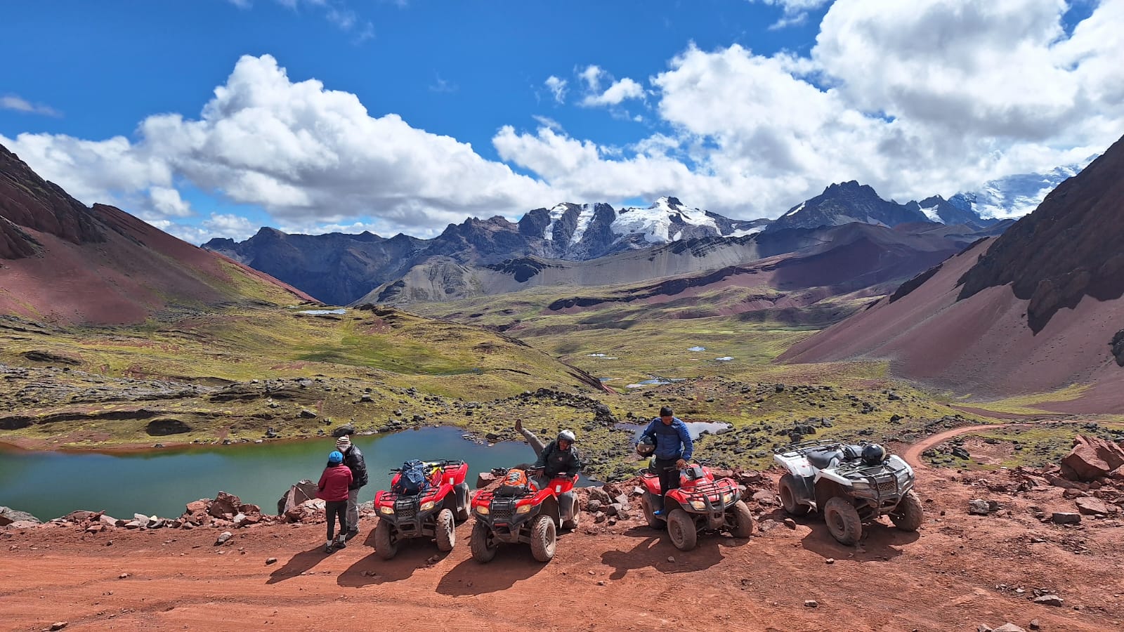 From Cusco: Mountain of colors and red valley on ATVs