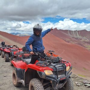 From Cusco: Mountain of colors and red valley on ATVs