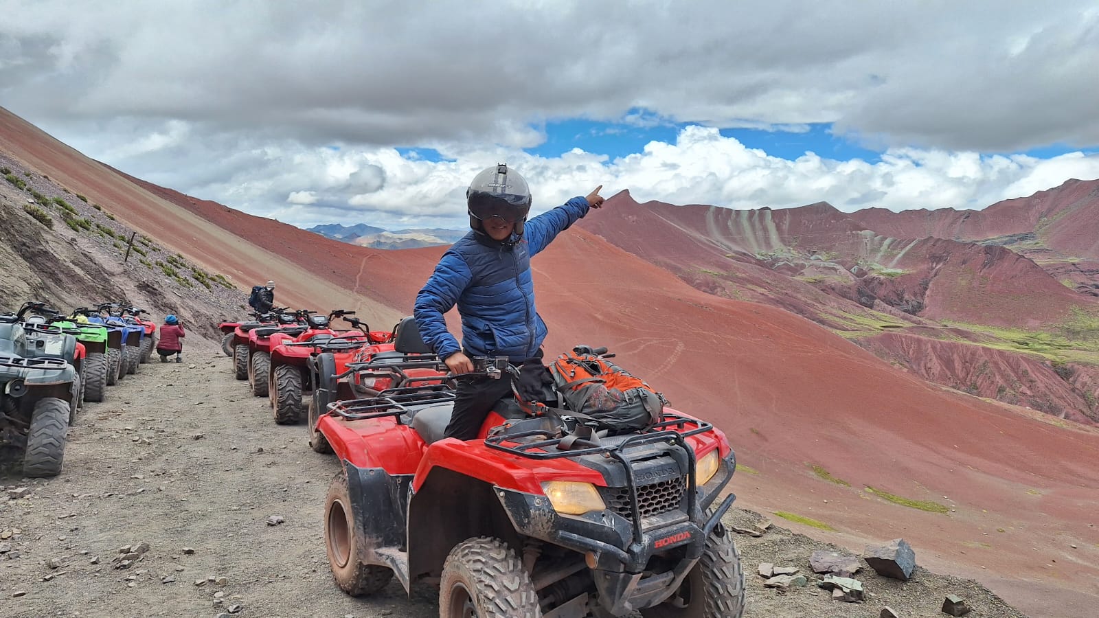 From Cusco: Mountain of colors and red valley on ATVs